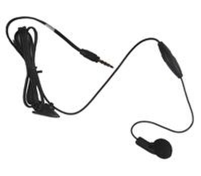GloboComm Headsets for Blackberry / iPhone Monaural Wired Black mobile headset