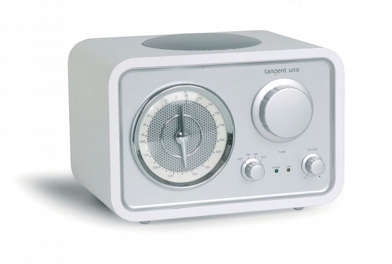 Tangent Uno - White Tragbar Weiß Radio