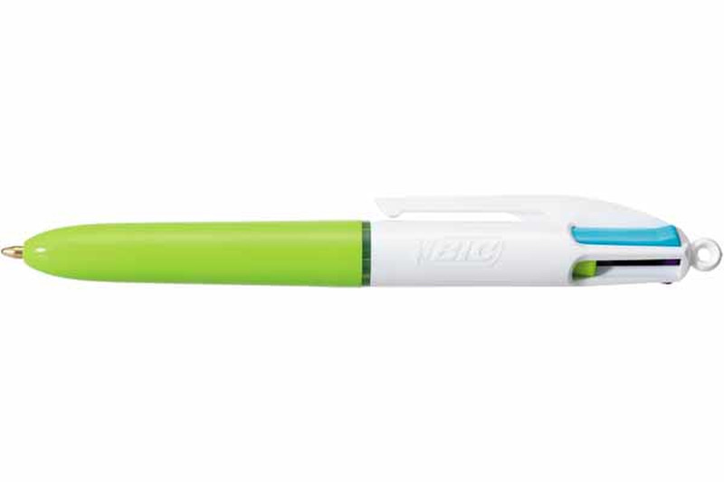 BIC 4-COLOURS MINI Средний Зеленый, Розовый, Пурпурный, Бирюзовый 12шт