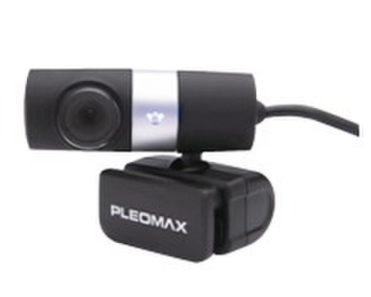 Samsung Pleomax PWC-5000 Web Camera + Headset 0.3МП 640 x 480пикселей USB Черный, Cеребряный вебкамера