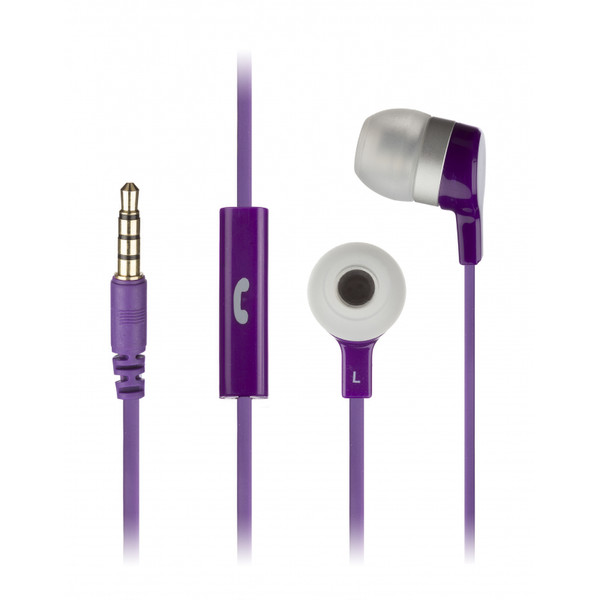 KitSound Mini In-ear Binaural Wired Purple