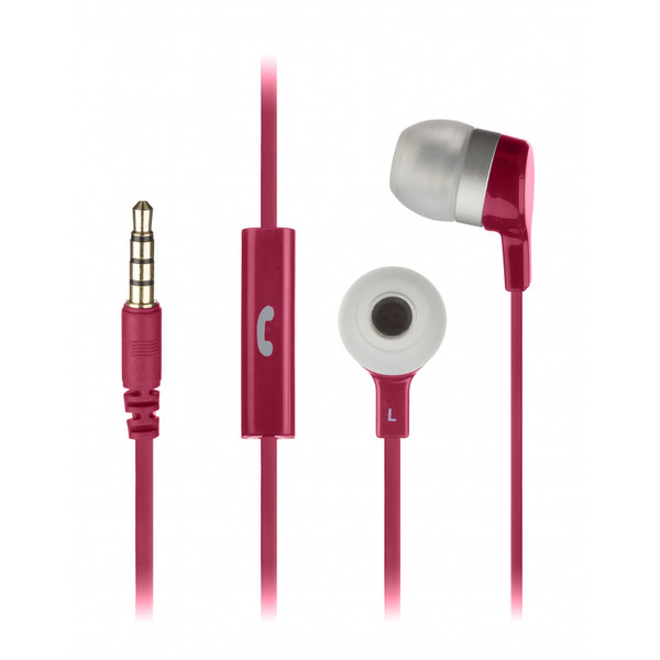 KitSound Mini im Ohr Binaural Verkabelt Pink