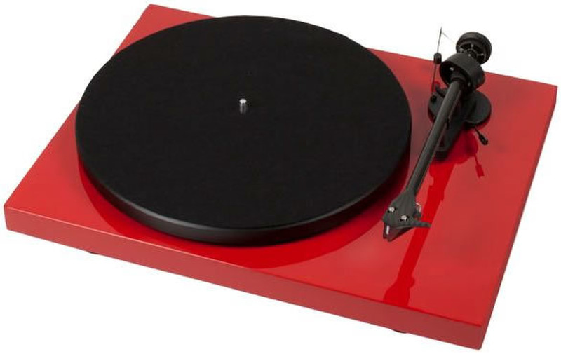 Pro-Ject Debut Carbon 2M Red Belt-drive audio turntable Rot