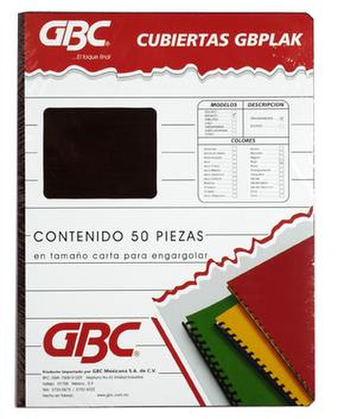 GBC M100585 Черный 50шт обложка/переплёт