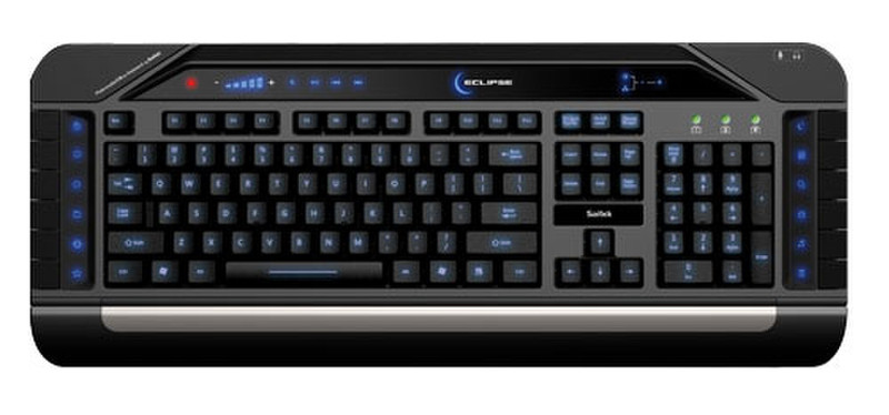 Eclipse III Backlit Multimedia Keyboard USB Tastatur