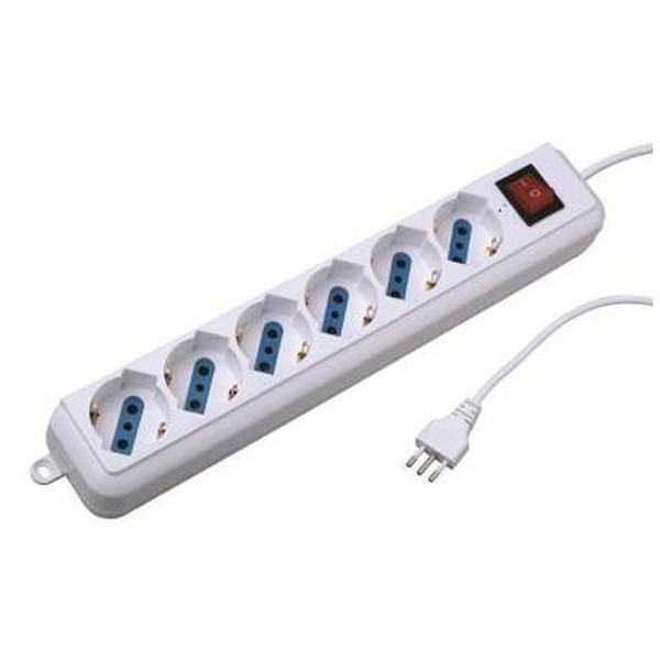 Nilox LF38.1030416E 6AC outlet(s) 1.5m White power extension