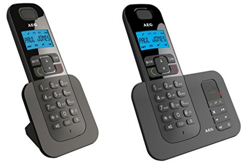 AEG Voxtel D505 Twin Идентификация абонента (Caller ID) Черный