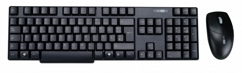 Techsolo TKM-770 RF Wireless Schwarz Tastatur