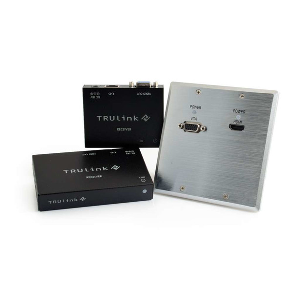 C2G Trulink AV transmitter & receiver Черный, Cеребряный