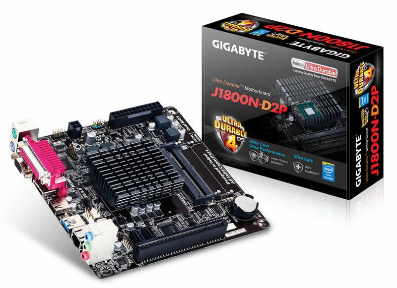 Gigabyte GA-J1800N-D2P NA (интегрированный CPU) Mini ITX материнская плата
