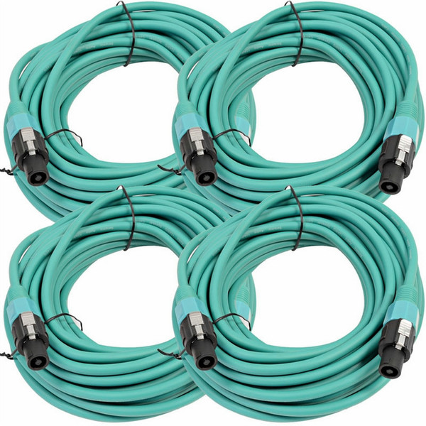 Seismic Audio TW12S50GREEN-4PACK