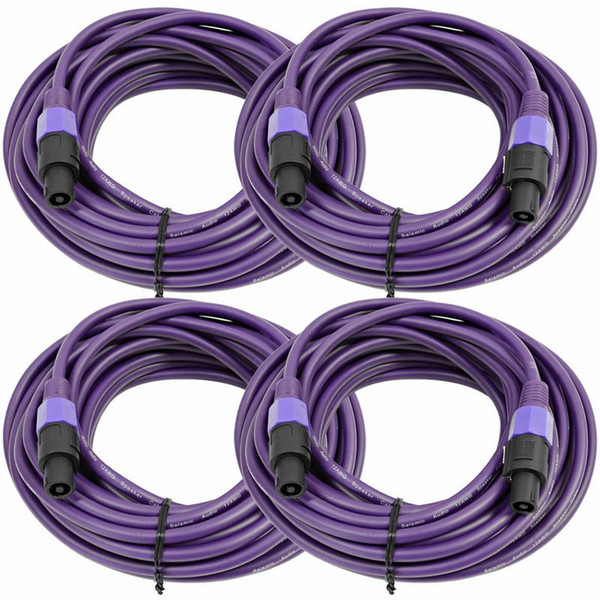 Seismic Audio TW12S50PURPLE-4PACK