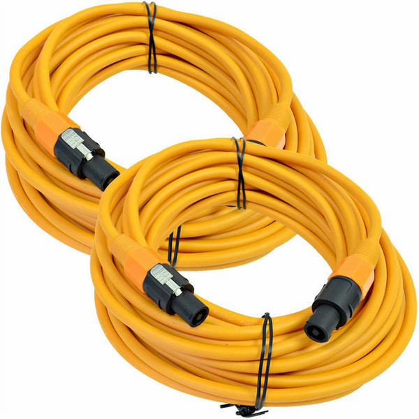 Seismic Audio TW12S50ORANGE-PAIR Audio-Kabel