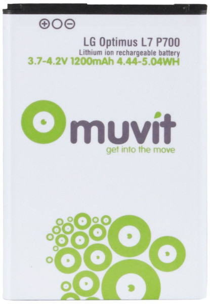 Muvit MUBAT0022 Lithium-Ion 1200mAh Wiederaufladbare Batterie