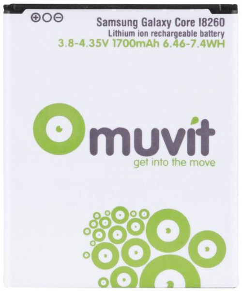 Muvit MUBAT0025 Литий-ионная 1700мА·ч аккумуляторная батарея