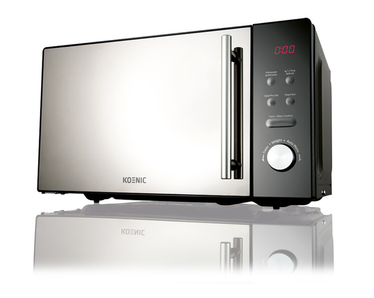 Koenic KMW203 Countertop 20L 800W Black,Stainless steel microwave