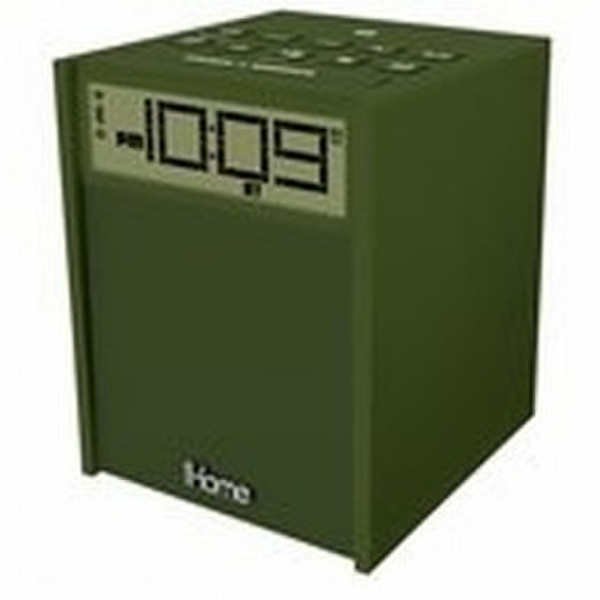 iHome iBN180 Clock Digital Green
