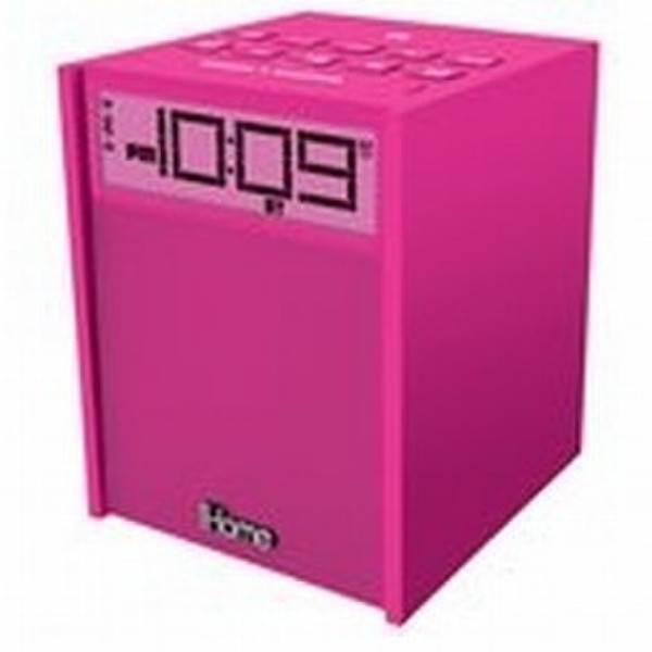 iHome iBN180 Clock Digital Pink
