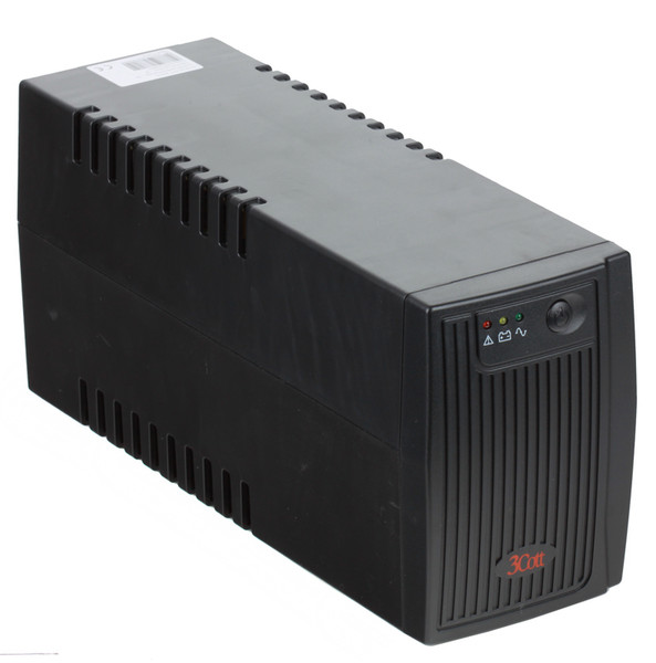 3Cott MICROPOWER 850VA Zeile-interaktiv 850VA 4AC outlet(s) Kompakt Schwarz Unterbrechungsfreie Stromversorgung (UPS)