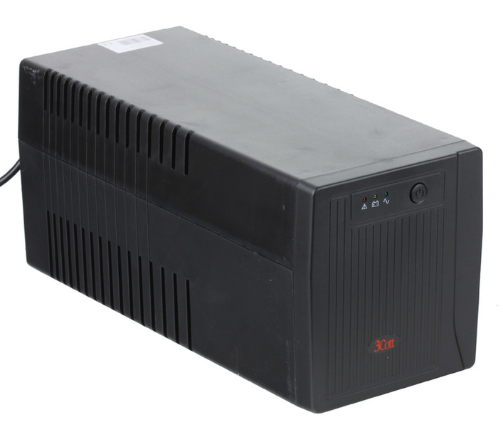 3Cott MICROPOWER 1000VA Zeile-interaktiv 1000VA 4AC outlet(s) Kompakt Schwarz Unterbrechungsfreie Stromversorgung (UPS)