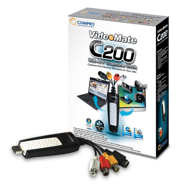 Compro VideoMate C200 Capture Stick Аналоговый USB