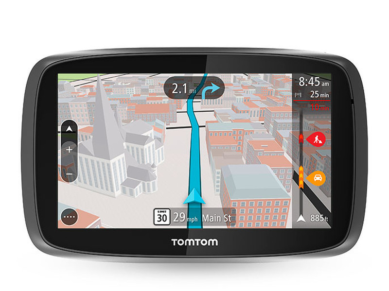 TomTom GO 500 Fixed 5Zoll Touchscreen 235g Schwarz Navigationssystem