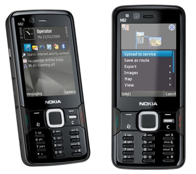 Nokia N82 Black smartphone