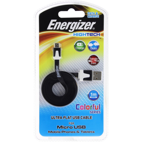 Energizer LCAEHUFCMCBK2 USB cable