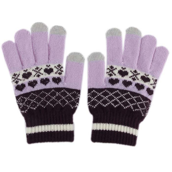 Evolve A4_34_5055261815325 Purple Fiber,Nylon touchscreen gloves