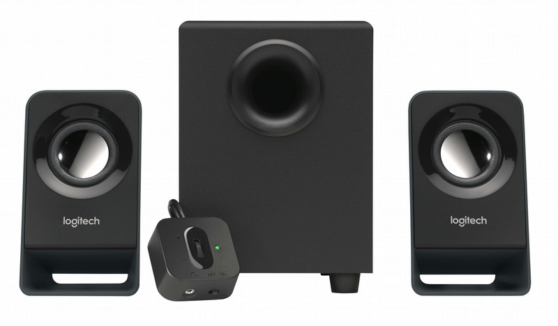 Logitech Z213 2.1channels 7W Black speaker set