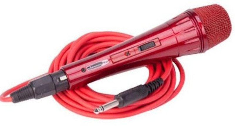 Jammin Pro My Red Stage/performance microphone Wired Red