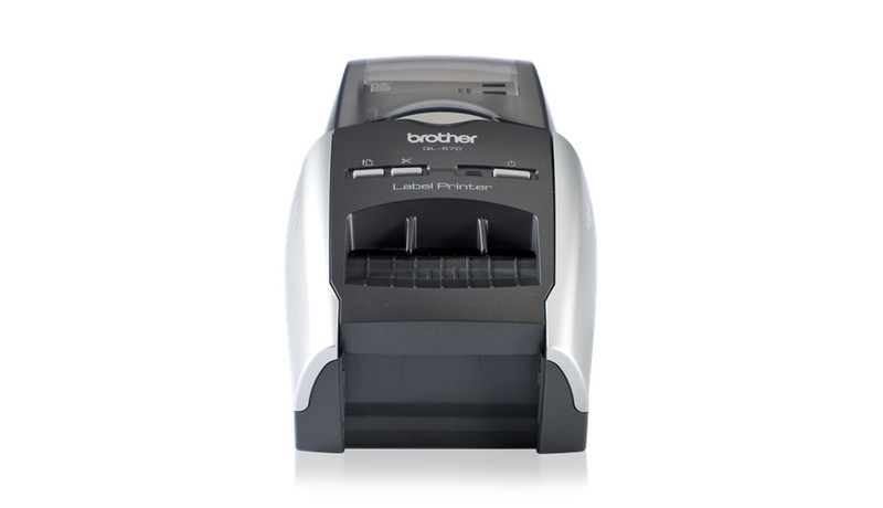 Brother QL-570 Direct thermal 300 x 600DPI Black,Silver label printer