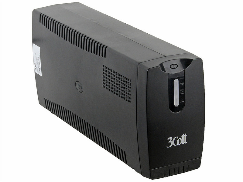 3Cott 1200VA-3SE Line-Interactive 1200VA 3AC outlet(s) Compact Black uninterruptible power supply (UPS)