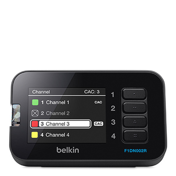 Belkin F1DN002R Проводная Нажимные кнопки Черный пульт дистанционного управления
