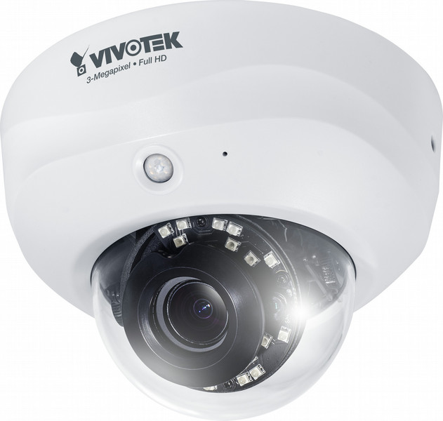 VIVOTEK FD8171 IP security camera Innenraum Kuppel Schwarz, Weiß Sicherheitskamera