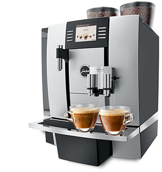 Jura GIGA X7 Professional Combi coffee maker 5л 40чашек Алюминиевый