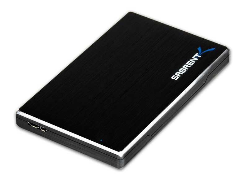 Sabrent EC-ALUM HDD / SSD-Gehäuse 2.5Zoll Schwarz Speichergehäuse