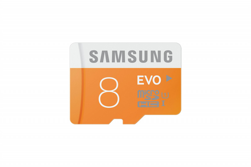 Samsung 8GB, MicroSDHC EVO 8GB MicroSDHC UHS Class 10 memory card