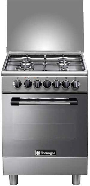 Tecnogas P664MX Freistehend Gas hob A Edelstahl Küchenherd