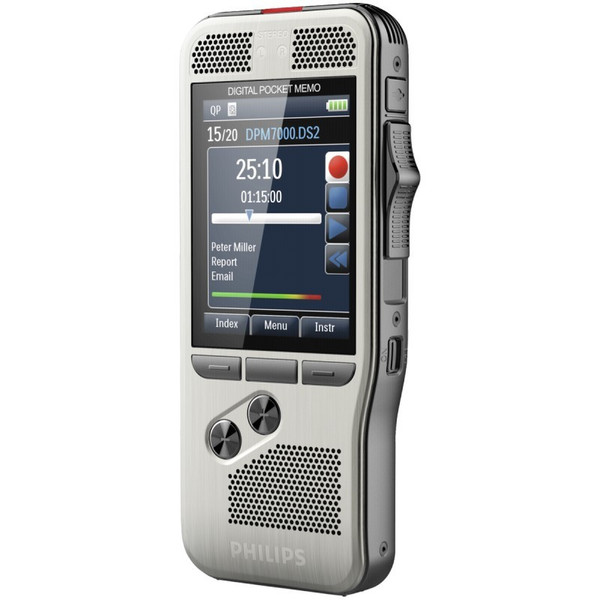 Philips DPM7270 Flash card Silver dictaphone