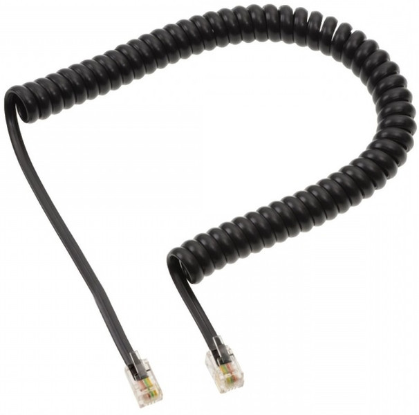 Helos 014029 2м Черный телефонный кабель