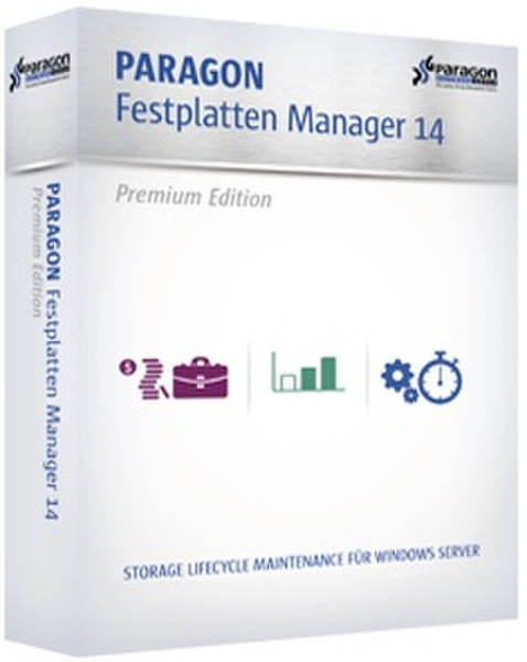 Paragon Festplatten Manager 14 Premium, 1Y