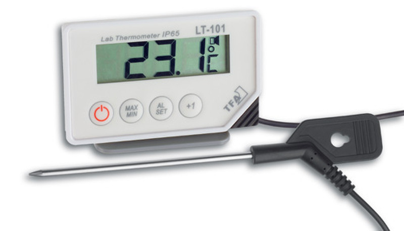 TFA 30.1033 Innenraum Electronic environment thermometer Weiß Außenthermometer