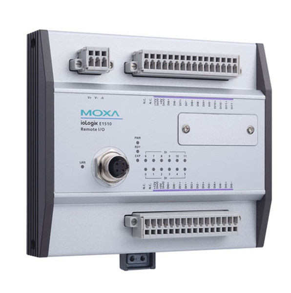 Moxa ioLogik E1510-T Network transmitter & receiver Weiß