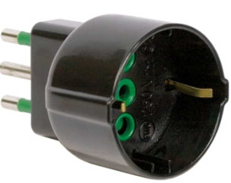 FANTON 82121 Type L (IT) Type L (IT) Black power plug adapter