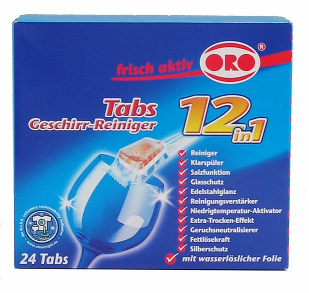 ORO frisch-aktiv Geschirr-Reiniger Tabs 12in1