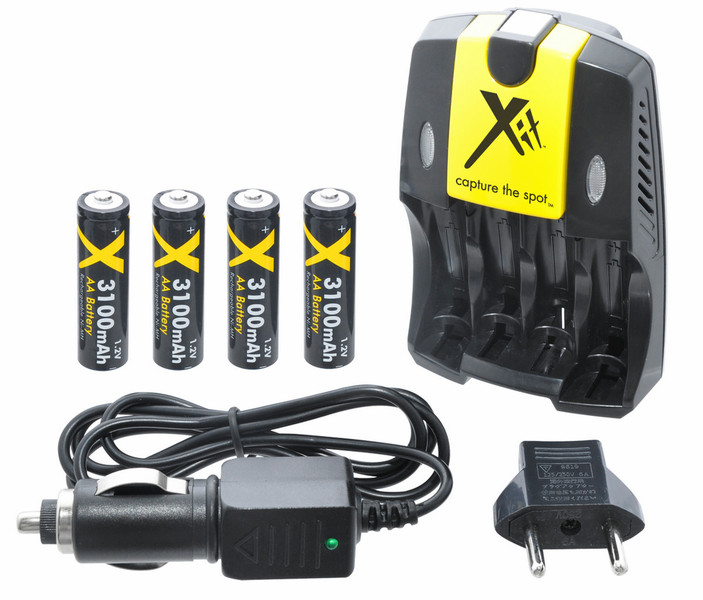 Xit XTCRCH3100 Auto/Indoor Black battery charger