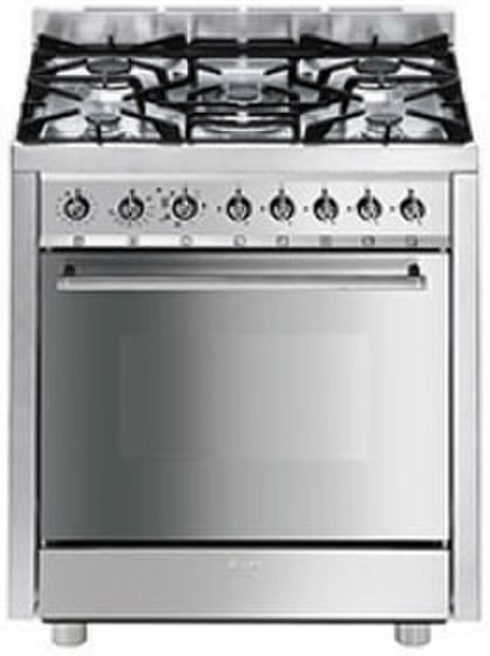 Smeg C7GMXI8-2 Отдельностоящий Gas hob A-20% Нержавеющая сталь кухонная плита