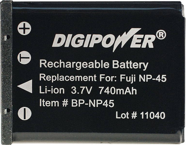 Digipower BP-NP45 Литий-ионная 740мА·ч 3.7В аккумуляторная батарея