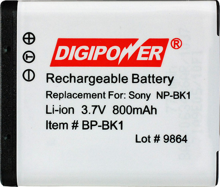 Digipower BP-BK1 Литий-ионная 800мА·ч 3.7В аккумуляторная батарея